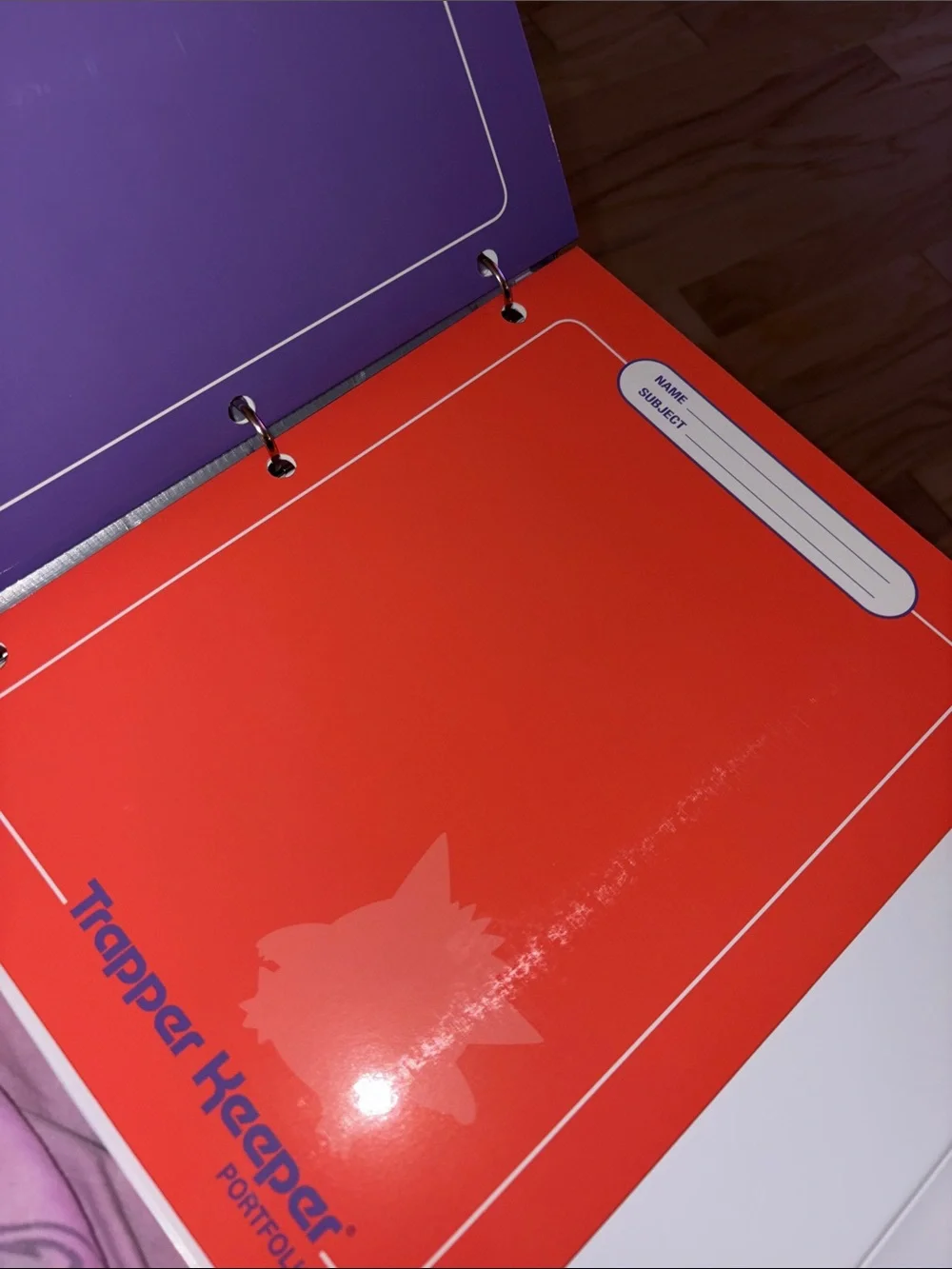 Mead Pokémon Gengar Trapper Keeper - Purple Holographic